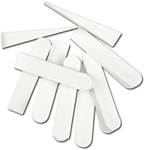 NEO TOOLS Distanz-keile, klein oder groß, Fliesenkeile aus Kunststoff, universelles, wiederverwend, gleichmäßige Abstände zwischen den Fliesen oder Paneelenbares (klein, 100 Stück)