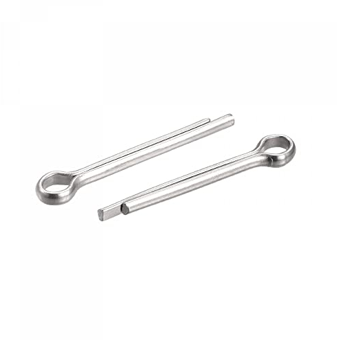 sourcing map 60pcs Goupille Fendue, Acier Inox Pinces Fixation Raccord pour Automobile, Mécanique 2,5 mm x 20 mm