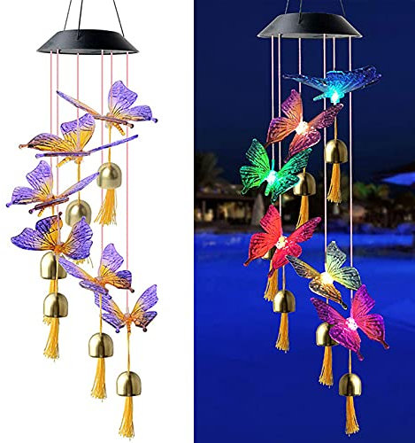 Sun Power d Butter Wind Chime ing Wind Chimes for Home Garden urtyard Windows
