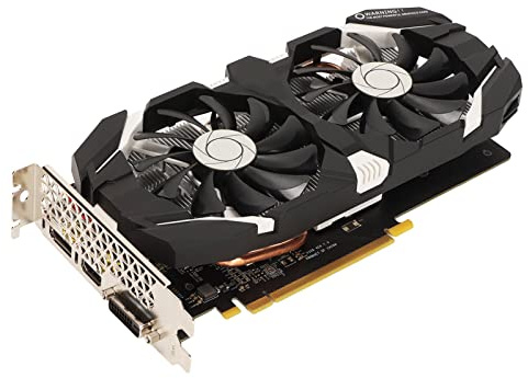 XTevu Scheda grafica GTX 1060 5GB, GDDR5 192bit doppia ventola, GPU 8008MHz con uscita 4K HDR Compatibile con PC desktop