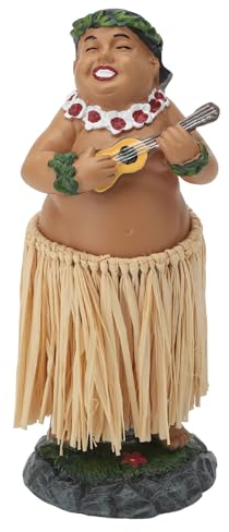 Hawaiianische Tänzerin Auto, hula girl auto Posing, wackelkopf figur auto, Hawaiianische Armaturenbrett-Puppe, wackelfiguren für auto, HulaTänzerin Figurine Dekoration Für Auto, Schreibtisch, Büro