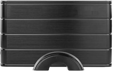 Caja Externa TQE-3530B de 3,5 Pulgadas, Compatible con Discos Duros SATA. Cuenta con conexión USB 3.0 para una Transferencia rápida de Datos. Diseño Robusto y Elegante en Color Negro.