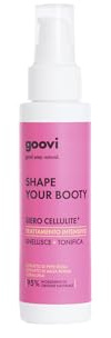 GOOVI Shape Your Booty Cellulite Serum - Straffende Creme mit Rosa-Pfeffer & Lotusextrakt - mit Wärmewirkung bei Orangenhaut - 100ml
