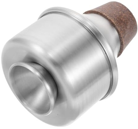 Sosoport Übungsdämpfer Für Trompete Aus Metall Musikinstrumentenzubehör Leichter Trompetendämpfer Ersatz Für Trompetendämpfer Aus Aluminiumlegierung Gerader