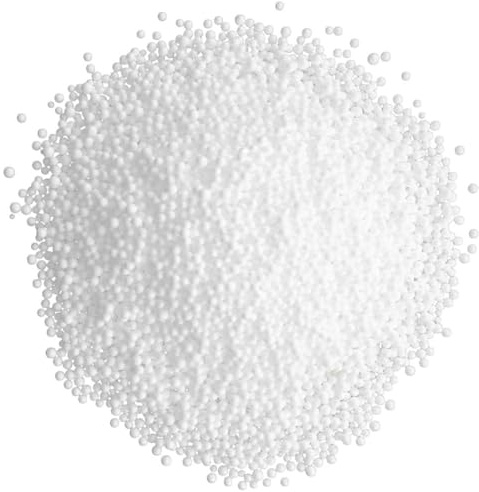 DIYEAH Granules De Mousse pour Garnissage De Pouf Blanc 200 G | Mousse Souple, Confort Et Soutien, Pour Fauteuils Poires Et Coussins De Canapé, 1 Sachet Env. 200 G