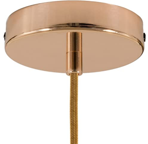 creative cables - Kit rosone cilindrico in Metallo - Cilindrico, Rame