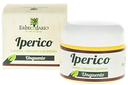 Erbecedario - Unguento Iperico, Piccole Botte, Contusioni, Arrossamenti Da Esposizione Solare, 1 Vasetto 50ml