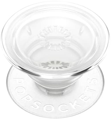 ​​​​PopSockets Phone Grip with Expanding Kickstand, Adhesive Grip - Clear