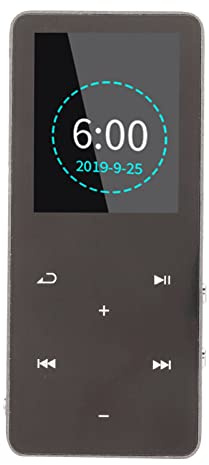 MP3-spelare, Multifunktionell MP4-musikspelare, Bluetooth-ljudspelare, 16 GB Minne, High Fidelity Förlustfri Ljudkvalitet, Maximalt Stöd 128 GB, Svart