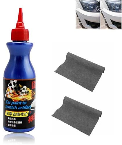 1 PCS Auto Kratzer Entferner, Car scratch Remover, Car Paint To Scratch Artifact Scratch Remover Für Geeignet Zur Reparatur Von Kratzern Zur Behandlung Wasserflecken Oxidation mit 2 Kratztuch