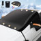 Cubierta para parabrisas de invierno, cubierta para parabrisas de coche, cubierta para parabrisas de coche con 6 imanes, protege al mismo tiempo el parabrisas, el espejo retrovisor y el cristal de la