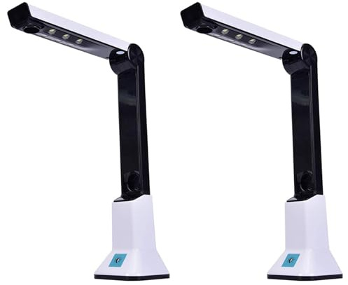 Giwnhvx 2X dokumentkamera för lärare, bärbar USB-dokumentkameraskanner med stativ 8 MP HD A4-format kameraskanner