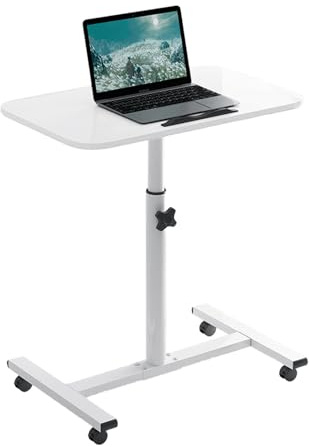 Rcniso 360 Graders Roterande Bärbar Dator Skrivbordsvagn Bärbar Arbetsstation för Kontor, Konststudior (Varm färg)