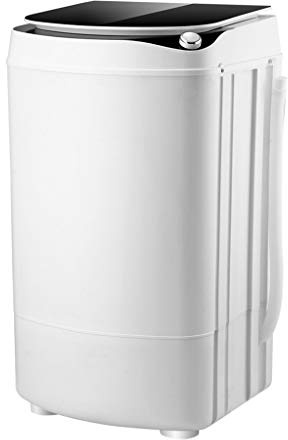 YXCKG Upgrade Spin Dryer, Portable Spin Dryer, Stainless Steel Drum, Clothes Dryer-Gentle Pre-Drying, 9.8kg Capacity, Space Saving - Household (Color : Black)