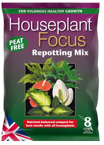 You Garden - Peat Free Houseplant Potting Mix in 8L Bag - Compost for Indoor Plants, Potting Mix for House Plants for All Houseplants Such as Peace Lilies, Dracaenas, Ferns and Ficus