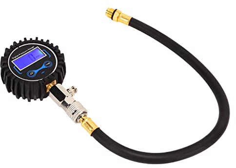 Compression Test Kit, Compression Gauge Professionelle Tragbare Digitalanzeige mit Hoher Genauigkeit für Benzinmotoren