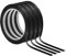 PATIKIL 1/4 Whiteboard Tape, 4er Pack dünnes Whiteboard-Band für Grafik- und Diagrammmarkierung DIY-Kunst, Schwarz
