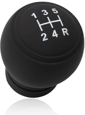 NHQ Auto Pomello Cambio 5 Marce Universale - Copertura in Silicone Antiscivolo Della Leva Resistente All'usura