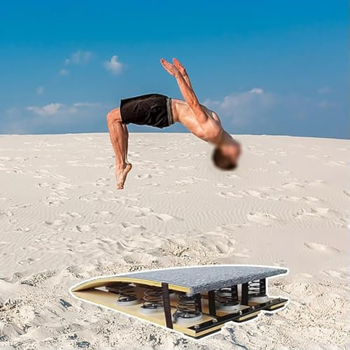 MegLob Adult Gymnastics Springboard, Vault Training Springboard for Athletes, Steel Spring And Jump Pad, Vault Gymnastics Equipment for Stadium, Hardwood Heavy Duty Gymnastics Supplies