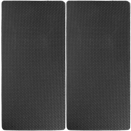 SHINEOFI Cuscino per Ginocchia e Ginocchiera da Giardinaggio 2 Pezzi Eva Nero, Tappetino da Yoga Resistente e Comodo per attività Esterne e Protezione Ginocchia