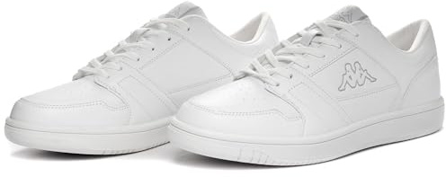 Kappa - Sneakers Bassa, Uomo Donna, Bianco, Poliuretano, Fitness. Logo Bernal, Taglia: 44