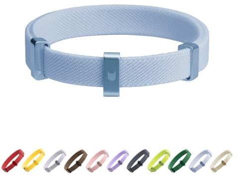BuddyArmor Safety Cat Collar - U.S. IDA Gold Awarding Design, Stretch Elastic Quick Release, Non Breakaway - Light Weight for Kitten, Neck Fit 5.9'-11.8' for All Small Large Cat,S(Sierra Blue)