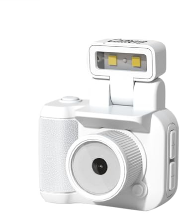 Andoer Mini Digitalkamera, 1080P Kompaktkamera Fotokamera 1,44-Zoll Digital Kamera mit 90 ° drehbarem Blitz, 6 integrierten Filtern, Akkuf ür Kinder Teenager Studenten Senioren Anfänger