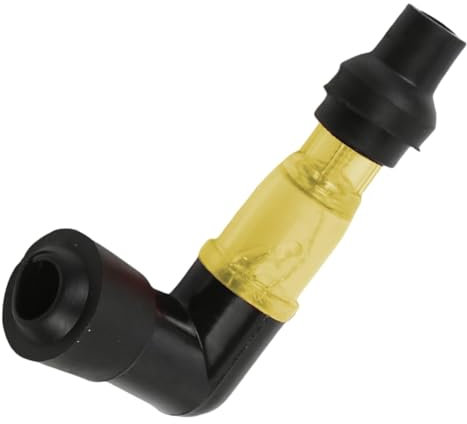 Conector de bujía intermitente en ángulo recto, conector de bujía para motocicletas, cubierta de bujías intermitente para motocross, tapa de bujía de motocicleta