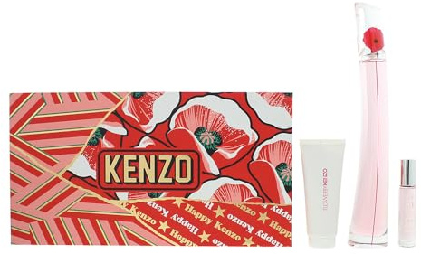 Kenzo eau de parfum Flower By Kenzo Poppy Bouquet Gift Set 100Ml EDP + 10Ml EDP + 75Ml Body Lotion