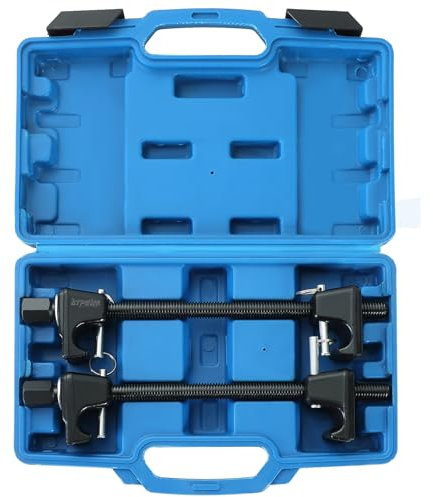 ATPEAM Compresseur de Ressort Amortisseur 2 Pièces 300mm, Outil Compresseur Ressort Amortisseur avec Coffret Rouge pour Suspension de Voiture