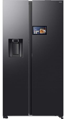 Samsung RS90F64EEFEU 621L Bespoke AI Series 9 Smart Side-by-Side Fridge Freezer - Black