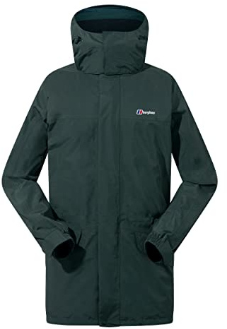 Chaqueta impermeable y larga Cornice por Berghaus; para hombres.
