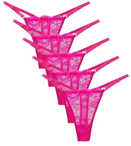 marysgift Lace Thongs for Women Underwear T Back Low Waist Panties