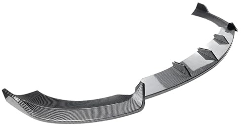 Frontspoiler Lippe Frontschürze Splitter Lip Untere Spoiler Klinge Für Mercedes Für Benz E Klasse W213 E260 E300 E43 Für AMG 2017-2019 Auto Frontlippe Frontspoiler(Kohlenstoff-Look)
