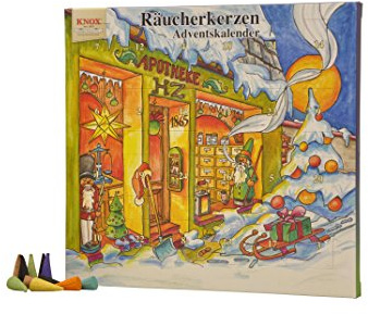 KNOX Calendario de Adviento con 24 conos de incienso de aromas maravillosos – Farmacia Hermann Zwetz - hecho en Alemania