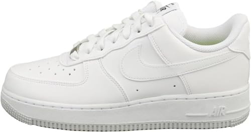 Nike DC9486-101 Air Force 1 '07 Next Nature Donna, White/White-Black-Metallic Silver EU 42