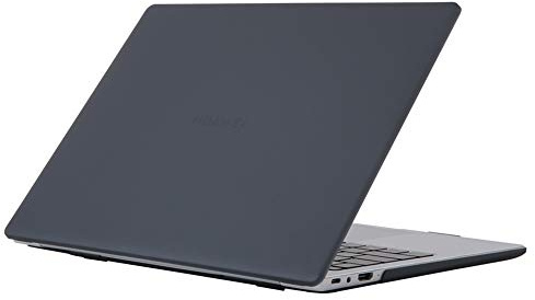 YGoal Hülle Kompatibel mit Huawei Matebook 14S, Kunststoff mattierte Hart Case mit Tastatur Skin Abdeckung für Huawei Matebook 14S, Schwarz