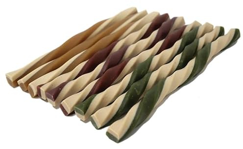 Mak's Patch Vegan Dog Treats - Fruit & Veg Straws 14cm/14g in 3 Flavours - Box of 60 Treats