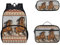 Dolyues Pferde-Rucksack, Geldbörse für Kinder, Mittelschule, Büchertasche mit Lunchbox und Federmäppchen, Tier-Schultaschen für Teenager, Reisen, Tagesrucksack, Horse-2