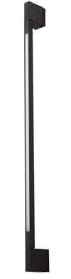 Lindby LED vägglampa neano utomhus (stänksäker (modern) i svart aluminium (1 flamma), utomhusvägglampor vägglampa LED utomhu utomhus för utomhusvägg/husvägg