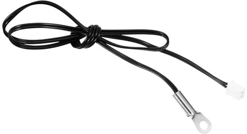 NOLITOY Ntc 10k Temperatursensor Sonde für Klimaanlagen Metall Thermistorsensor Empfindlicher Temperaturfühler Industrie und Hausgeräte