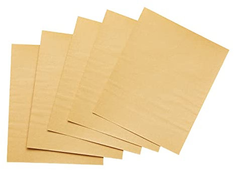 Fit For The Job 5 Large A4 Size Sheets Medium Grade Sandpaper for Sanding Wood, Furniture, Metal, Plaster For Home Improvement, Decorating & More, 11x9 inch (230x280mm) 11 x 9