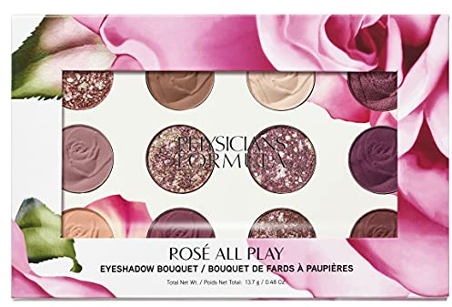 Physicians Formula - Rosé All Play Eyeshadow Bouquet - Palette Ombretti Occhi Makeup, Illuminanti, dalla Texture Morbida e Cremosa - Formula con Estratto di Rosa, Goji e Prugna Kakadu - Rosé