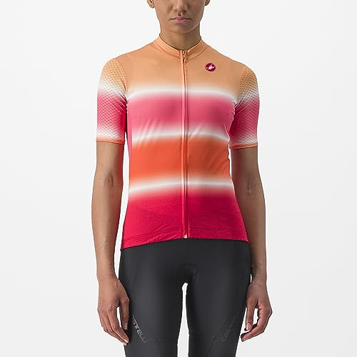 CASTELLI 4522060-866 Dolce Jersey Women's T-Shirt Soft Orange/Hibiscus S