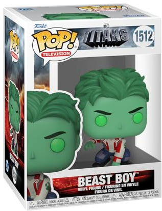 Funko POP! TV: Titans - Beast Boy - DC Titans - Collectable Vinyl Figure - Gift Idea - Official Merchandise - Toys for Kids & Adults - TV Fans - Model Figure for Collectors and Display