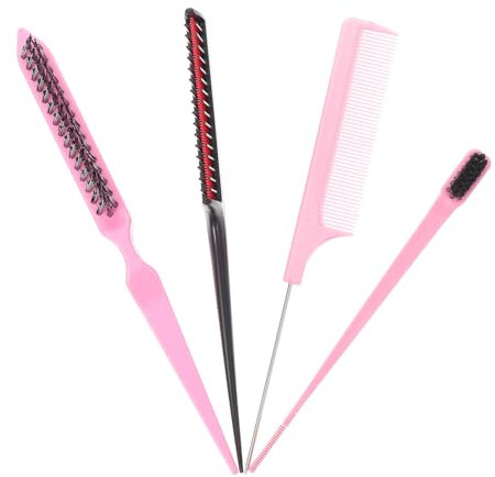 Housoutil Pettini e Spazzole Riutilizzabili Per Colorazione Dei Capelli Strumenti Per Styling Dei Capelli in Casa Materiali Robusti Buona Qualità Antistatici e Durevoli Non Si Rompono Facilm