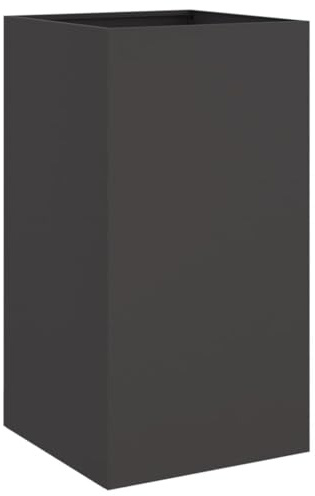 vidaXL Jardinière Noir 42x38x75 cm Acier