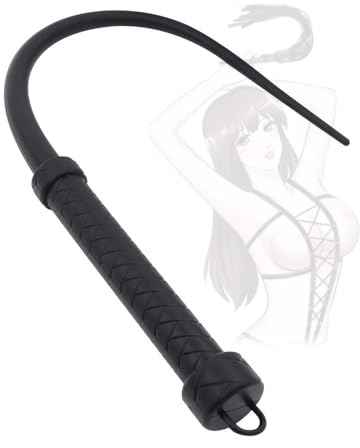 HUNTVE Fouet en Silicone Souple avec poignée antidérapante, Outil de Dressage pour Chevaux, Accessoires pour Costumes d'halloween, cravache d'équitation pour Sports de Plein air