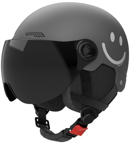 AOOPOO Fahrradhelm für Erwachsene, Helm mit Visier für Herren Damen, Leichter Atmungsaktiv Halbhelm, Radhelm Rollerhelme mit Abnehmbarer Sonnenblende Allround Helm für E-Bike, Mountainbike & Citybike