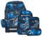 Beckmann, Schulranzen-Set Active Air FLX Tech Rex, 6-teilig, Grundschule, inkl. Regenüberzug, 20-25L, Black